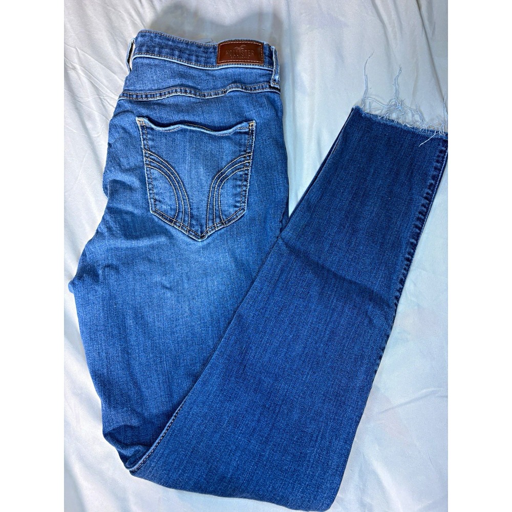 Hollister High Rise Skinny Jeans Womens Size 30 Blue Medium Wash